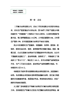 電熔鎂生產(chǎn)線項(xiàng)目可行性立項(xiàng)申報材料(V3.1)